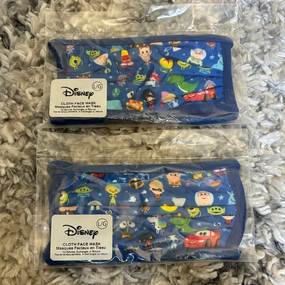 2 Disney Cloth Face Mask